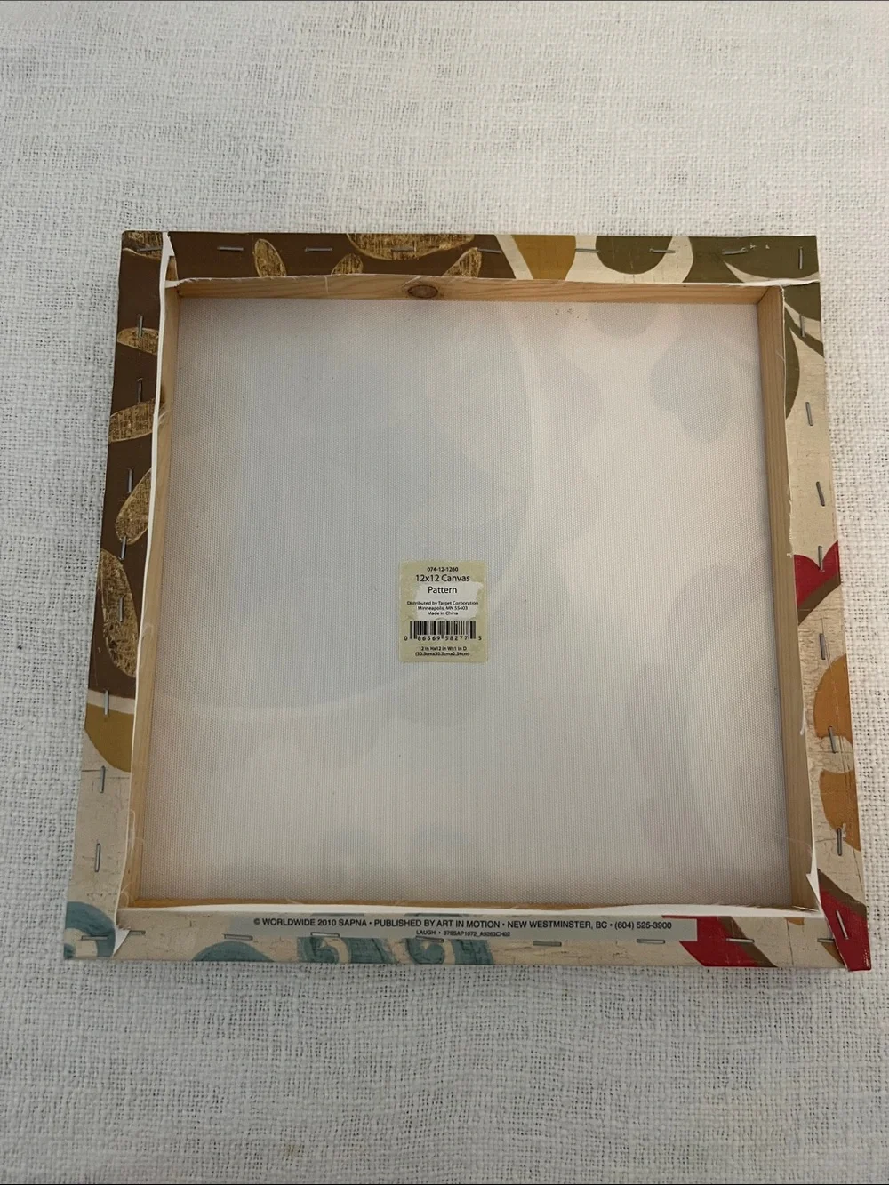 Sapna Target Set of 2 Canvas Floral Medallion Wall Art 12x12x1 Prints NWOT